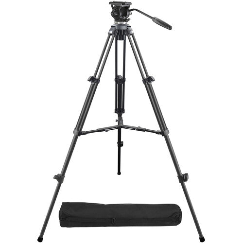 Trípode Para Video Con Cabeza Fluida - EK610R de Fribra de Carbono