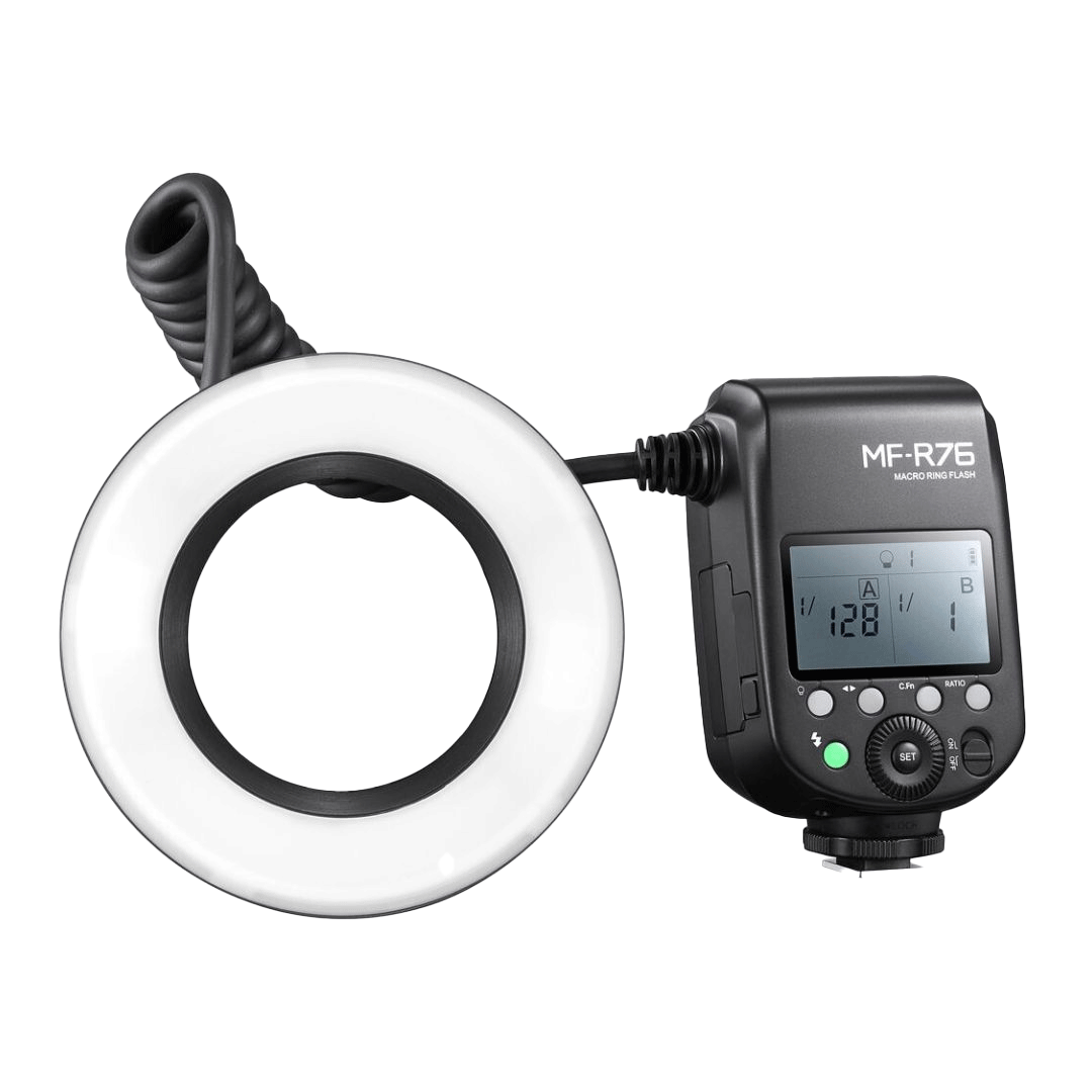 Flash Godox Anular Macro para Canon - R76C
