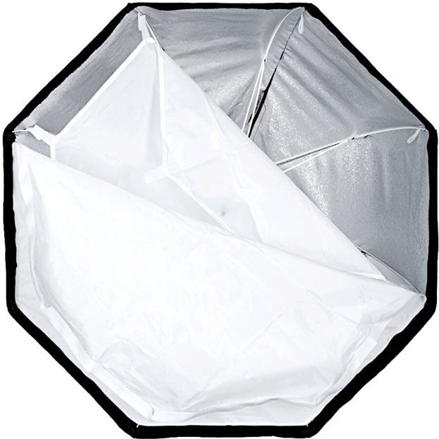 Softbox Octagonal tipo sombrilla con Malla - 120cm
