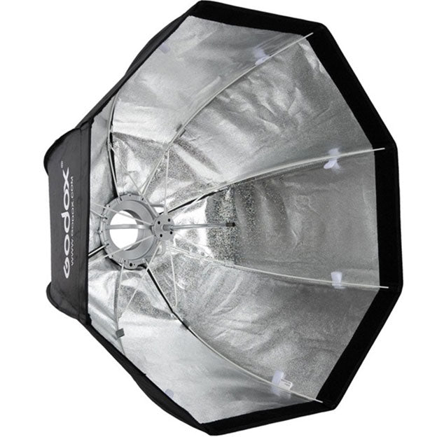 Softbox Octagonal tipo sombrilla con Malla - 120cm