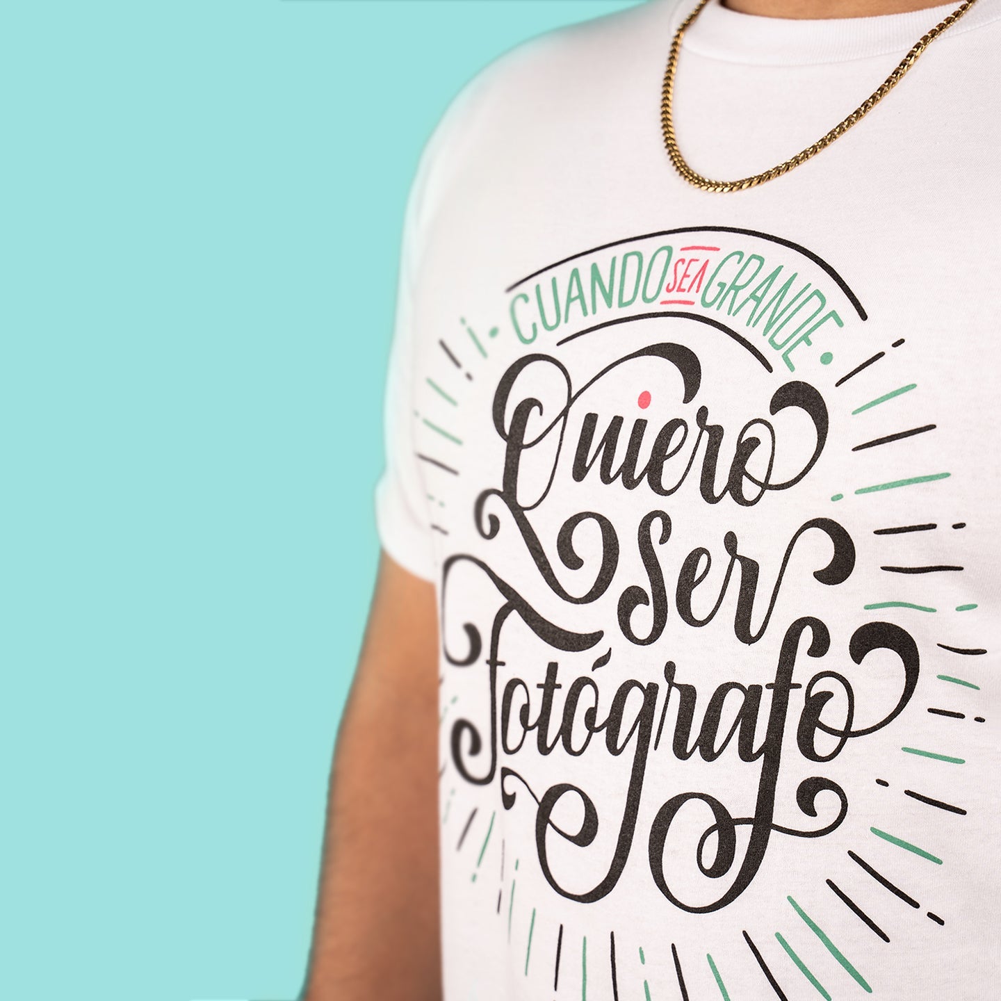 Playera "Quiero ser fotógrafo"
