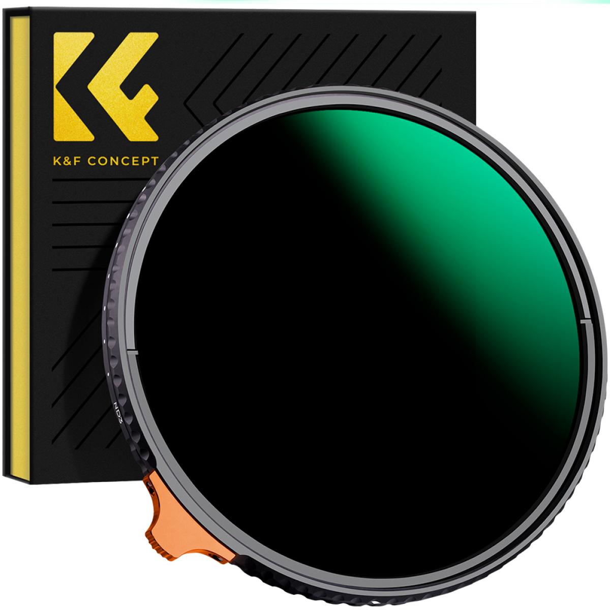 Filtro Densidad Neutra Variable CPL K&F Concept 58mm Serie Nano-X - Fotomecánica