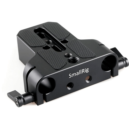 Placa Base con Abrazadera Doble para Barras de 15mm - 1674