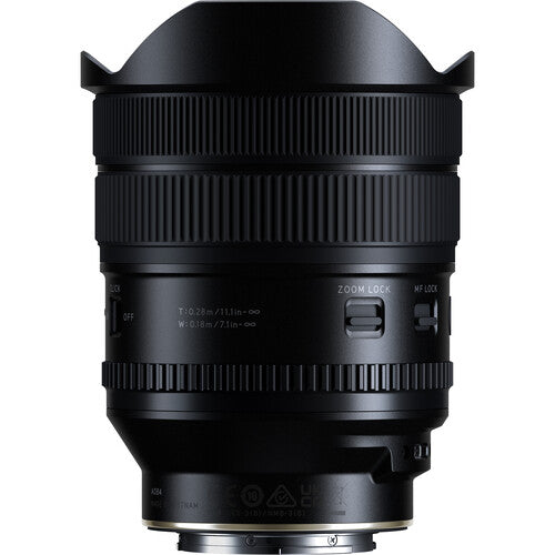¡Próximamente!  Lente Tamron 12-20mm f/2.8 para Sony E Full Frame