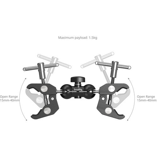 Abrazadera SmallRig de doble cabeza en forma de cangrejo