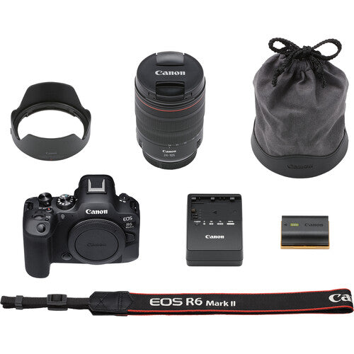 Cámara Canon Mirrorless - EOS R6 MKII con lente 24-105 F/4