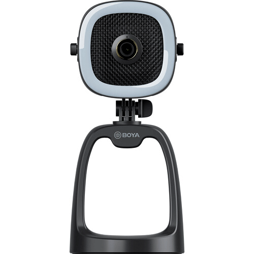 Cámara web USB BOYA BOY-CAM-CM6A Full HD con micrófono y luz LED