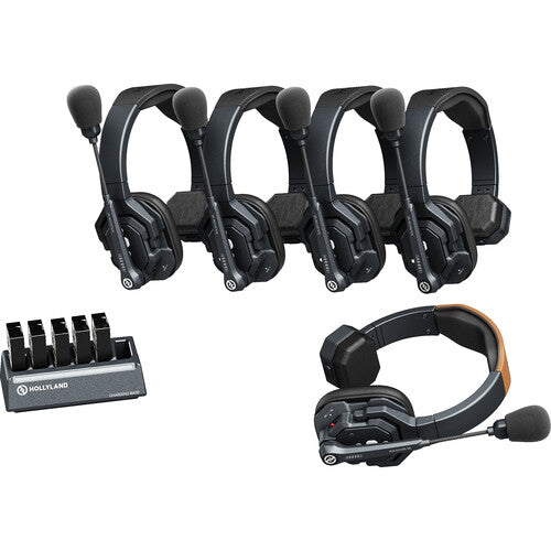 Kit de intercom inalámbrico Hollyland de 5 estaciones - Solidcom SE Global