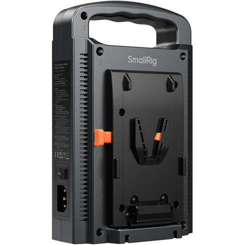 Cargador de batería doble con montura V