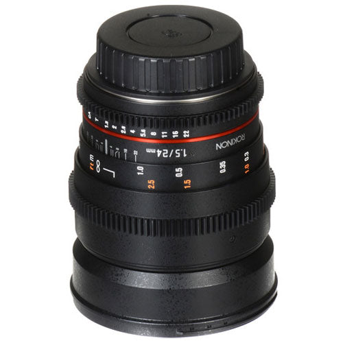 Lente 24mm T1.5 Cine DS - Montura Canon EF